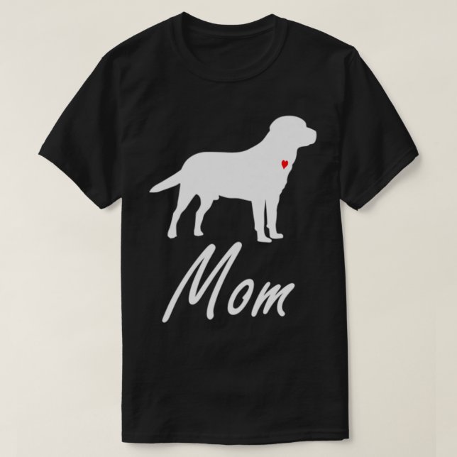 Womens Labrador Retriever Lab Dog Mother Mum  T-Shirt (Design Front)