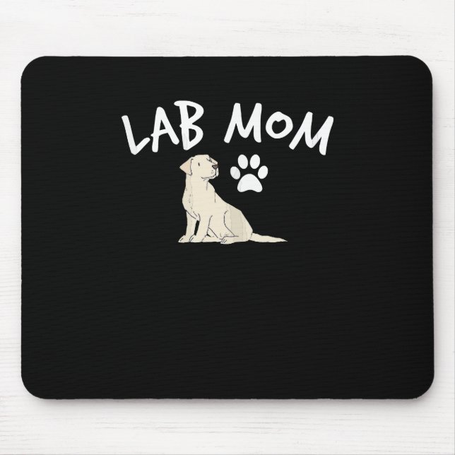 Womens Labrador Retriever Lab Mum Dog Puppy Pet Lo Mouse Mat (Front)