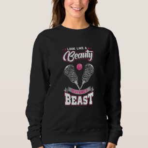 Womens Lacrosse Mom For Lax Girl Look Like A Beau Sweatshirt