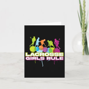 Womens Lacrosse Shirt For Girls Lacrosse Player 1 Card