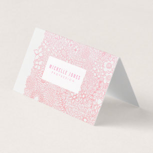 Womens Ladies Elegant Artist Any Profession Business Card