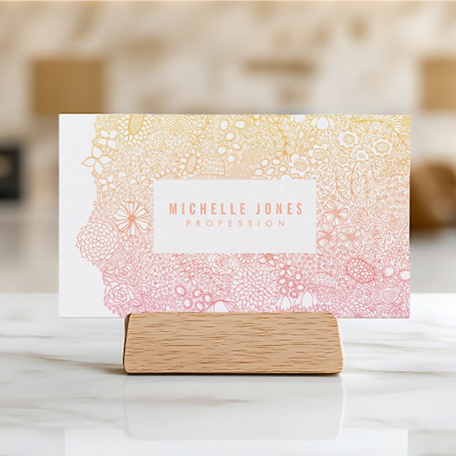 Womens Ladies Elegant Artist Any Profession Business Card (Creator Uploaded)