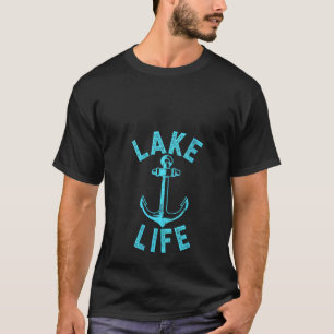 Womens Lake Life Boating Fishing Kayaking Sailing T-Shirt