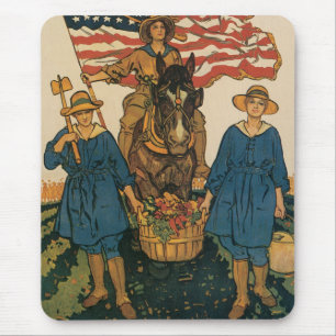 Women's Land Army Mouse Mat