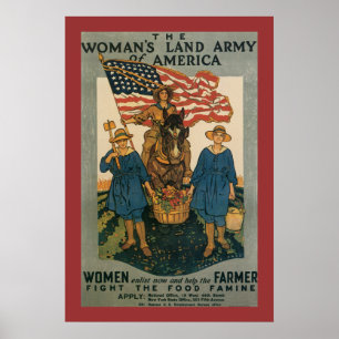Women's Land Army Poster