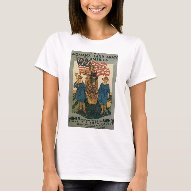 Women's Land Army T-Shirt (Front)