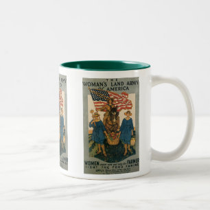 Women's Land Army Two-Tone Coffee Mug