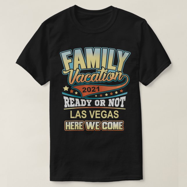 Womens Las Vegas Family Vacation 2021 Best Memorie T-Shirt (Design Front)