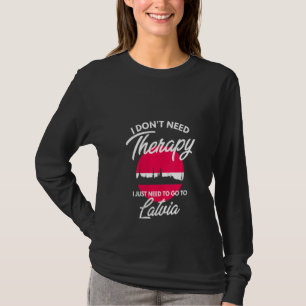 Womens Latvian Flag I Latvia Flag I Vacation I La T-Shirt