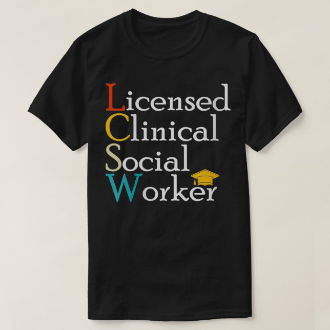 Womens LCSW Licensed Clinical Social Worker Apprec T-Shirt (Design Front)