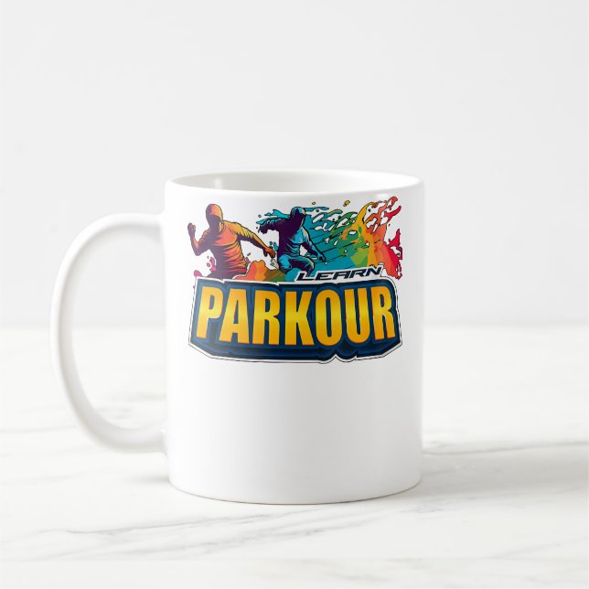 Womens Learn Parkour Freerunning Extreme Sport Fre Coffee Mug (Left)