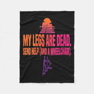 Womens Leg Day Funny Legs Are Government Agencyd Fleece Blanket