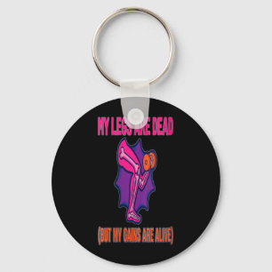 Womens Leg Day Funny Legs Are Government Agencyd Key Ring