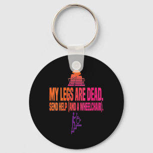 Womens Leg Day Funny Legs Are Government Agencyd Key Ring