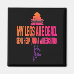 Womens Leg Day Funny Legs Are Government Agencyd Magnet