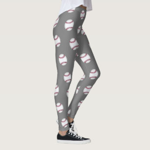 Women's Leggings-Baseballs Leggings