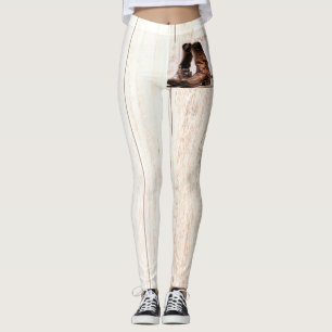 Women's Leggings boots country rustic western wear