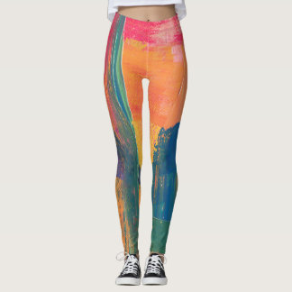 Women's Leggings | Eco Fitness Painting