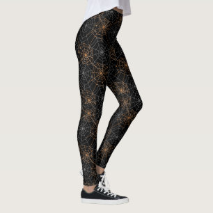 Women's Leggings-Halloween Spider Webs Leggings