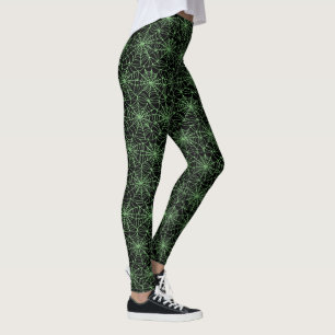 Women's Leggings-Halloween Spider Webs Leggings