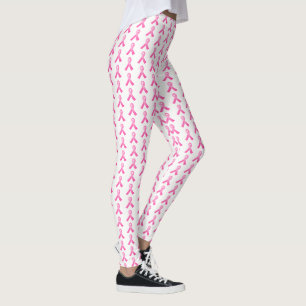 Women's Leggings-Pink Ribbon Survive Leggings