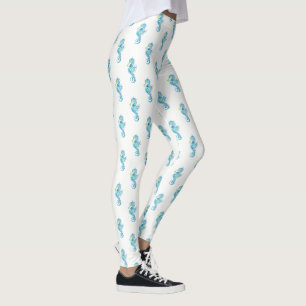 Women's Leggings-Seahorse Leggings