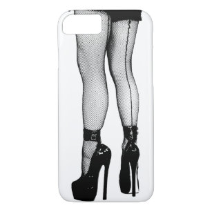 Womens Legs Fishnet Stockings fashion Ink Drawing Case-Mate iPhone Case
