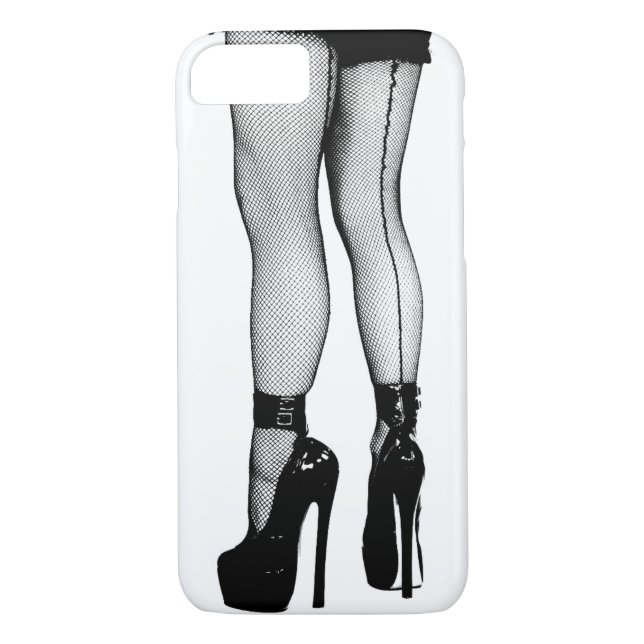 Womens Legs Fishnet Stockings fashion Ink Drawing Case-Mate iPhone Case (Back)