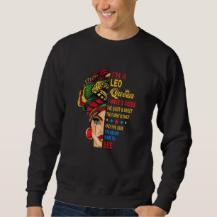 Womens Leo Queens Are Born In July 23 August 22 Sweatshirt