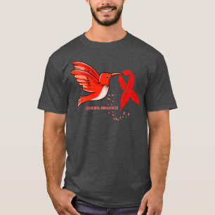 Womens Leukemia Warrior Leukemia Awareness VNeck T-Shirt