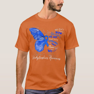 Womens Leukodystrophies Awareness Blue Ribbon Butt T-Shirt