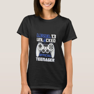 Womens Level 13 Unlocked Official Teenager 13th Ga T-Shirt