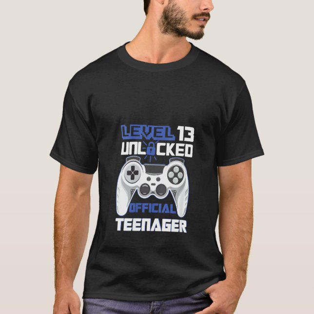 Womens Level 13 Unlocked Official Teenager 13th Ga T-Shirt (Front)