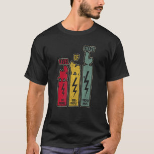 Womens Level Of Crazy Chicken Chicken Person T-Shirt