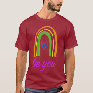 Womens LGBT Pride Month Be You Gay Lesbian Queer T-Shirt