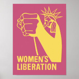 Women's Liberation Graphic - Statue of Liberty Poster