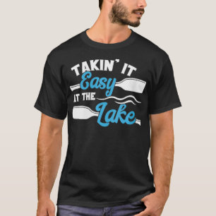Womens Life on Lake Apparel Takin It Easy at Lake T-Shirt