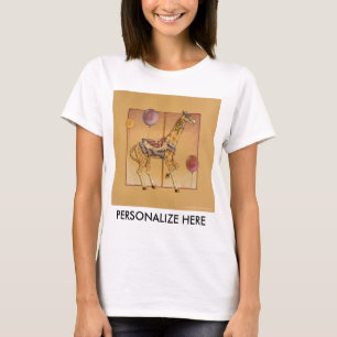 Women's Light Tees - Carousel Giraffe