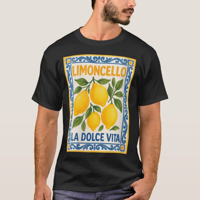 Womens Limoncello La Dolce Vita Italian Lemons  T-Shirt (Front)