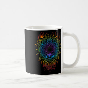 Womens Lioness Mandala Art Zen Yoga Meditation Boh Coffee Mug