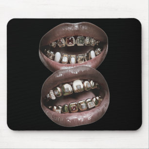 Women's Lips Print Graphic Y2k 2000s Vintage Summe Mouse Mat