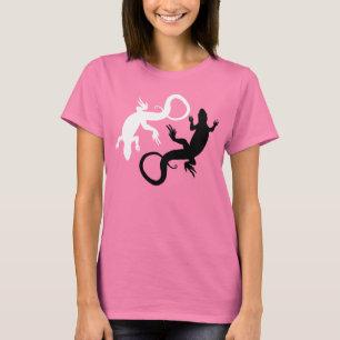 Women's Lizard T-shirt Organic Lizard Art Shirt