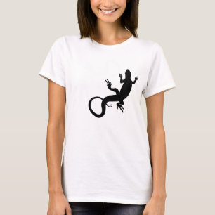 Women's Lizard T-shirt Organic Lizard Art Shirt