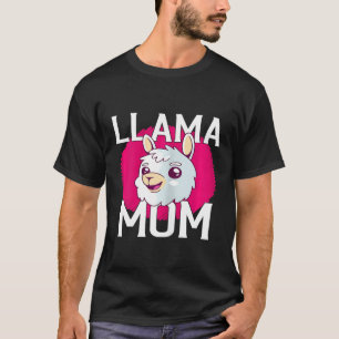 Womens Llama Mum T-Shirt