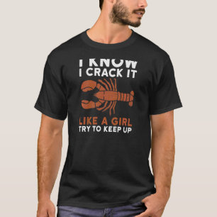 Womens Lobster Boil Seafood For A Lobster Fan Girl T-Shirt