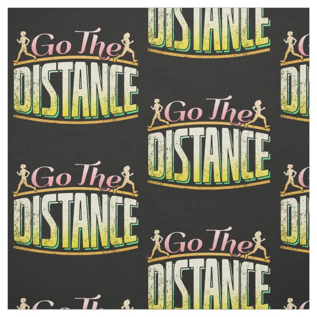 Womens Long Distance Running - Marathon Runner Fabric (Swatch)