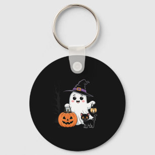 Womens Long Live Halloween Funny Pumpkin Halloween Key Ring