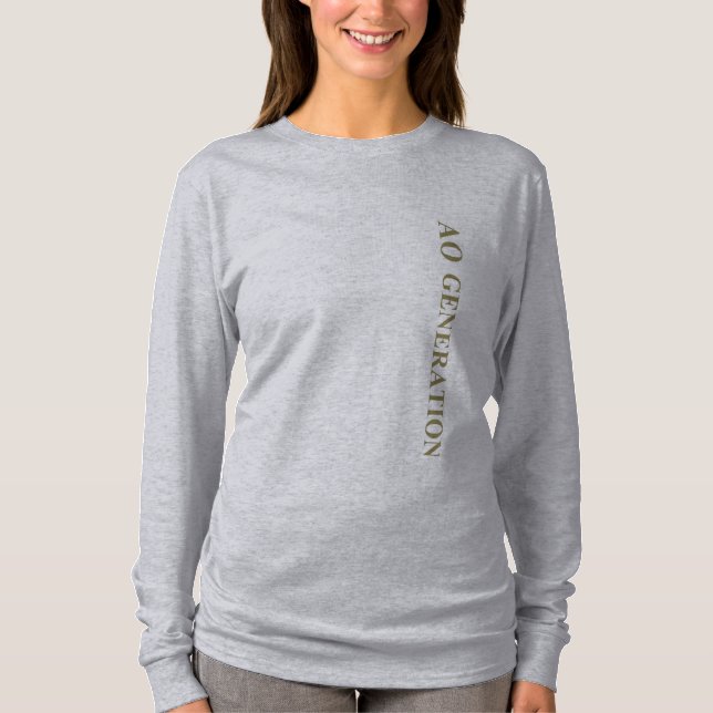 Womens long sleeve AO T-shirt (Front)