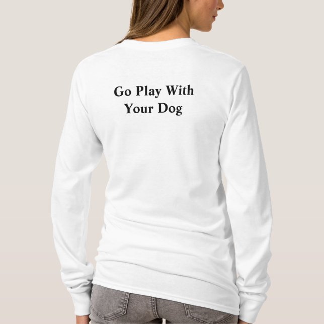 Womens Long Sleeve T T-Shirt (Back)