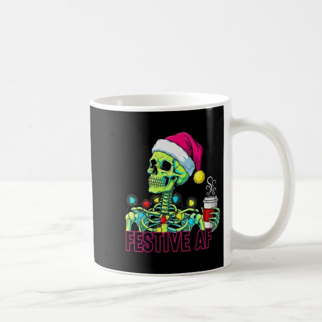 Womens Look At Me Being All Festive And Stuff Humo Coffee Mug (Right)